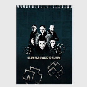 Скетчбук с принтом Rammstein в Санкт-Петербурге, 100% бумага
 | 48 листов, плотность листов — 100 г/м2, плотность картонной обложки — 250 г/м2. Листы скреплены сверху удобной пружинной спиралью | Тематика изображения на принте: du hast | lindemann | rammstein | rammsteinfan | ramstein | till | группы | линдеманн | метал | музыка | рамштаин | рамштайн | рамштейн | рок | тилль | тиль