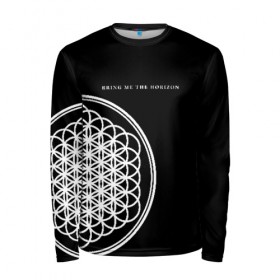 Мужской лонгслив 3D с принтом Bring Me the Horizon в Санкт-Петербурге, 100% полиэстер | длинные рукава, круглый вырез горловины, полуприлегающий силуэт | bmth | bring me the horizon | альтернативный | бмт | бмтх | бмтш | брин | бринг | горизонт | достань для меня | дэткор | зе | метал | ми | рок | хоризон | электроник