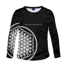 Женский лонгслив 3D с принтом Bring Me the Horizon в Санкт-Петербурге, 100% полиэстер | длинные рукава, круглый вырез горловины, полуприлегающий силуэт | bmth | bring me the horizon | альтернативный | бмт | бмтх | бмтш | брин | бринг | горизонт | достань для меня | дэткор | зе | метал | ми | рок | хоризон | электроник