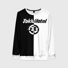 Женский свитшот 3D с принтом Tokio Hotel (4) в Санкт-Петербурге, 100% полиэстер с мягким внутренним слоем | круглый вырез горловины, мягкая резинка на манжетах и поясе, свободная посадка по фигуре | Тематика изображения на принте: 