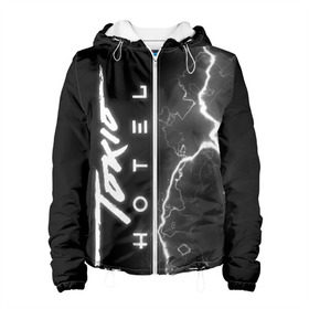 Женская куртка 3D с принтом Tokio Hotel (8) в Санкт-Петербурге, ткань верха — 100% полиэстер, подклад — флис | прямой крой, подол и капюшон оформлены резинкой с фиксаторами, два кармана без застежек по бокам, один большой потайной карман на груди. Карман на груди застегивается на липучку | Тематика изображения на принте: hotel | japan | music | pop rock | rock | tokio | tokio hotel | музыка | отель | поп рок | рок | токийский отель | токио | япония