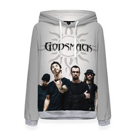 Женская толстовка 3D с принтом Godsmack в Санкт-Петербурге, 100% полиэстер  | двухслойный капюшон со шнурком для регулировки, мягкие манжеты на рукавах и по низу толстовки, спереди карман-кенгуру с мягким внутренним слоем. | alternative | american rock | crimson | grunge | hardrock | heavy | heavy metal | i stand alone | nu metal | post grunge | rock | sully erna | альтернатива | грандж | рок | хард рок | хэви