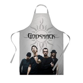 Фартук 3D с принтом Godsmack в Санкт-Петербурге, 100% полиэстер | общий размер — 65 х 85 см, ширина нагрудника — 26 см, горловина — 53 см, длина завязок — 54 см, общий обхват в поясе — 173 см. Принт на завязках и на горловине наносится с двух сторон, на основной части фартука — только с внешней стороны | alternative | american rock | crimson | grunge | hardrock | heavy | heavy metal | i stand alone | nu metal | post grunge | rock | sully erna | альтернатива | грандж | рок | хард рок | хэви