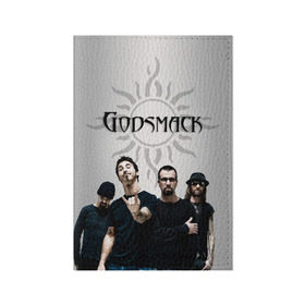 Обложка для паспорта матовая кожа с принтом Godsmack в Санкт-Петербурге, натуральная матовая кожа | размер 19,3 х 13,7 см; прозрачные пластиковые крепления | alternative | american rock | crimson | grunge | hardrock | heavy | heavy metal | i stand alone | nu metal | post grunge | rock | sully erna | альтернатива | грандж | рок | хард рок | хэви