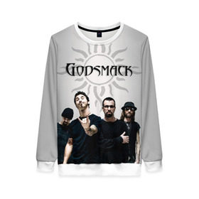 Женский свитшот 3D с принтом Godsmack в Санкт-Петербурге, 100% полиэстер с мягким внутренним слоем | круглый вырез горловины, мягкая резинка на манжетах и поясе, свободная посадка по фигуре | alternative | american rock | crimson | grunge | hardrock | heavy | heavy metal | i stand alone | nu metal | post grunge | rock | sully erna | альтернатива | грандж | рок | хард рок | хэви