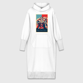 Платье удлиненное хлопок с принтом AINZ OOAL GOWN Poster в Санкт-Петербурге,  |  | anime | manga | overlord | аинз оал гоун | аниме | владыка | манга | оверлорд | повелитель