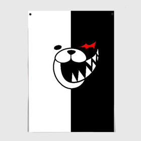 Постер с принтом MONOKUMA в Санкт-Петербурге, 100% бумага
 | бумага, плотность 150 мг. Матовая, но за счет высокого коэффициента гладкости имеет небольшой блеск и дает на свету блики, но в отличии от глянцевой бумаги не покрыта лаком | anime | bear | black  white | danganronpa | kurokuma | monodam | monokuma | monomi | monotaro | pink | rabbit | school | shirokuma | аниме | главарь | мoноми | монокума | черно белый | школа