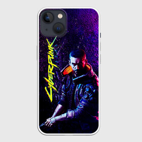 Чехол для iPhone 13 с принтом Cyberpunk 2077 в Санкт-Петербурге,  |  | cyberpunk | future | implant | neon | noir | punk | retrowave | robots | techno | witcher | будущее | градиент | игры | киберпанк | мужские | неон | нуар | премьера | текстура | техно