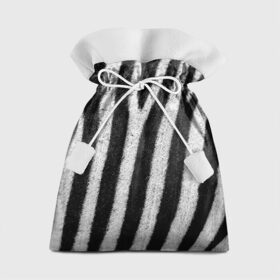 Подарочный 3D мешок с принтом Zebra Skin в Санкт-Петербурге, 100% полиэстер | Размер: 29*39 см | Тематика изображения на принте: animal | black | black white | pattern. | skin | streaks | texture | white | zebra | белый | животное | животные | зебра | полосы | текстура | узор | чёрно белые | чёрный