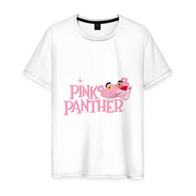 Мужская футболка хлопок с принтом Розовая пантера в Санкт-Петербурге, 100% хлопок | прямой крой, круглый вырез горловины, длина до линии бедер, слегка спущенное плечо. | Тематика изображения на принте: cartoon network | moda | nickelodeon | panther | pink | pink panther | style | styles | summer | аксессуары | женская одежда | животные | красота | лето | мода | модная одежда | молодость | мультик | мультфильм | пантера | подарок