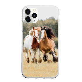Чехол для iPhone 11 Pro Max матовый с принтом Лошади в Санкт-Петербурге, Силикон |  | animal | free | horse | mane | nature | pair | polish | wild | грива | дикий | животное | конь | лоск | лошадь | пара | природа | свободный | скакун