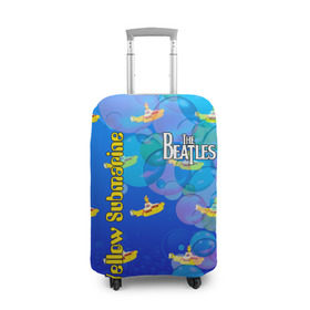 Чехол для чемодана 3D с принтом The Beatles (2) в Санкт-Петербурге, 86% полиэфир, 14% спандекс | двустороннее нанесение принта, прорези для ручек и колес | beatles | music | rock | the beatles | yellow submarine | битлз | джон леннон | легенда | музыка | пит бест | рок