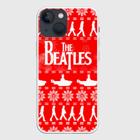 Чехол для iPhone 13 mini с принтом The Beatles (6) в Санкт-Петербурге,  |  | Тематика изображения на принте: beatles | merry christmas | music | rock | the beatles | yellow submarine | битлз | джон леннон | легенда | музыка | новогодний свитшот | новый год | пит бест | рок