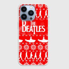 Чехол для iPhone 13 Pro с принтом The Beatles (6) в Санкт-Петербурге,  |  | Тематика изображения на принте: beatles | merry christmas | music | rock | the beatles | yellow submarine | битлз | джон леннон | легенда | музыка | новогодний свитшот | новый год | пит бест | рок