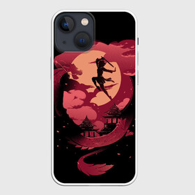 Чехол для iPhone 13 mini с принтом Princess Mononoke в Санкт-Петербурге,  |  | ghibli | hayao miyazaki | hime | miyazaki | mononoke | princess | studio | ашитака | гибли | минни | миядзаки | мононоке | моро | фентези