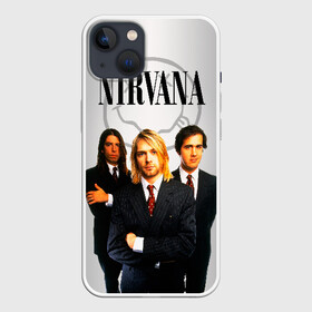 Чехол для iPhone 13 с принтом Nirvana в Санкт-Петербурге,  |  | 90 | alternative | crimson | david grohl | foo fighters | grunge | kurt cobain | music | nirvana | rip | rock | smile | гранж | группа | девяностые | курт кобейн | музыка | нирвана | рок