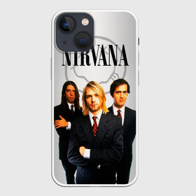 Чехол для iPhone 13 mini с принтом Nirvana в Санкт-Петербурге,  |  | 90 | alternative | crimson | david grohl | foo fighters | grunge | kurt cobain | music | nirvana | rip | rock | smile | гранж | группа | девяностые | курт кобейн | музыка | нирвана | рок