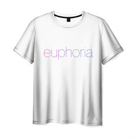 Мужская футболка 3D с принтом сериал Euphoria в Санкт-Петербурге, 100% полиэфир | прямой крой, круглый вырез горловины, длина до линии бедер | Тематика изображения на принте: euphoria | zendaya | драма | зендея | отношения | подростки | ру беннетт | сериал | эйфория