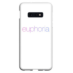 Чехол для Samsung S10E с принтом сериал Euphoria в Санкт-Петербурге, Силикон | Область печати: задняя сторона чехла, без боковых панелей | euphoria | zendaya | драма | зендея | отношения | подростки | ру беннетт | сериал | эйфория