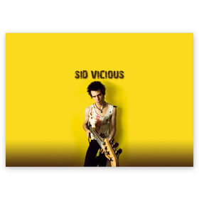 Поздравительная открытка с принтом Sid Vicious в Санкт-Петербурге, 100% бумага | плотность бумаги 280 г/м2, матовая, на обратной стороне линовка и место для марки
 | england | music | my way | no future | sid and nancy | sid vicious | trash | музыка | панк | рок | сид вишес | сид и ненси