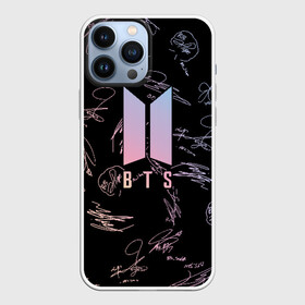 Чехол для iPhone 13 Pro Max с принтом BTS АВТОГРАФЫ в Санкт-Петербурге,  |  | bts | bts boy | bts love | k pop | love yourself | айдол | битиэс. | бтс | ким тэ хен | фанфик бтс | чон чонгук