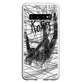 Чехол для Samsung Galaxy S10 с принтом Korn The Nothing в Санкт-Петербурге, Силикон | Область печати: задняя сторона чехла, без боковых панелей | alternative | heavy | korn | koяn | metal | rapcore | rock | the nothing | youll never find me | джонатан дэвис | корн | корни | коян | ню метал | нюметал | рок