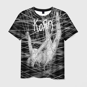 Мужская футболка 3D с принтом Korn: The Nothing в Санкт-Петербурге, 100% полиэфир | прямой крой, круглый вырез горловины, длина до линии бедер | alternative | heavy | korn | koяn | metal | rapcore | rock | the nothing | youll never find me | джонатан дэвис | корн | корни | коян | ню метал | нюметал | рок