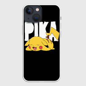 Чехол для iPhone 13 mini с принтом Пика в Санкт-Петербурге,  |  | pikachu | pokeball | pokemon | пикачу | покебол | покемоны
