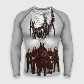 Мужской рашгард 3D с принтом Korn: The Nothing в Санкт-Петербурге,  |  | alternative | heavy | korn | koяn | metal | rapcore | rock | the nothing | youll never find me | джонатан дэвис | корн | корни | коян | ню метал | нюметал | рок