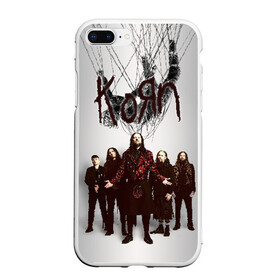 Чехол для iPhone 7Plus/8 Plus матовый с принтом Korn The Nothing в Санкт-Петербурге, Силикон | Область печати: задняя сторона чехла, без боковых панелей | Тематика изображения на принте: alternative | heavy | korn | koяn | metal | rapcore | rock | the nothing | youll never find me | джонатан дэвис | корн | корни | коян | ню метал | нюметал | рок