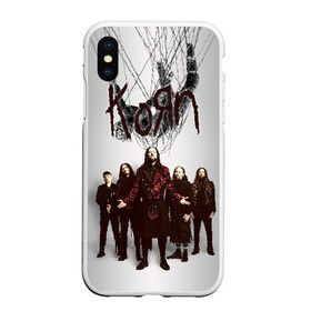 Чехол для iPhone XS Max матовый с принтом Korn The Nothing в Санкт-Петербурге, Силикон | Область печати: задняя сторона чехла, без боковых панелей | Тематика изображения на принте: alternative | heavy | korn | koяn | metal | rapcore | rock | the nothing | youll never find me | джонатан дэвис | корн | корни | коян | ню метал | нюметал | рок