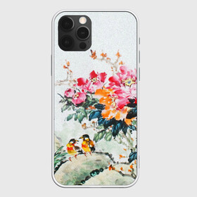 Чехол для iPhone 12 Pro Max с принтом Японские цветы в Санкт-Петербурге, Силикон |  | japan | japanese | искусство | картина | цветы | япония | японская гравюра | японская картина
