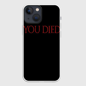 Чехол для iPhone 13 mini с принтом You Died в Санкт-Петербурге,  |  | dark souls 3 | дарк соулс | темные души