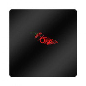 Магнит виниловый Квадрат с принтом RED HOT CHILI PEPPERS в Санкт-Петербурге, полимерный материал с магнитным слоем | размер 9*9 см, закругленные углы | red hot chili peppers | rhcp | рхчп | чили пепперс
