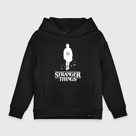 Детское худи Oversize хлопок с принтом STRANGER THINGS в Санкт-Петербурге, френч-терри — 70% хлопок, 30% полиэстер. Мягкий теплый начес внутри —100% хлопок | боковые карманы, эластичные манжеты и нижняя кромка, капюшон на магнитной кнопке | Тематика изображения на принте: stranger 2 | stranger 3 | stranger things 3 | things 2 | things 3 | очень странные дела | очень странные дела 3. | очень странный дело