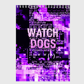 Скетчбук с принтом WATCH DOGS в Санкт-Петербурге, 100% бумага
 | 48 листов, плотность листов — 100 г/м2, плотность картонной обложки — 250 г/м2. Листы скреплены сверху удобной пружинной спиралью | action | ct os | ded sec | fox | game | hacker | legion | watch dogs | watch dogs 2 | watch dogs legion | знак лиса | игра | компьютерная игра | легион | хакер