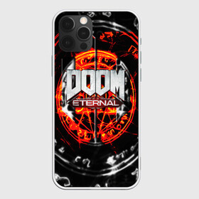 Чехол для iPhone 12 Pro с принтом DOOM ETERNAL в Санкт-Петербурге, силикон | область печати: задняя сторона чехла, без боковых панелей | doom | doom eternal | game | дум