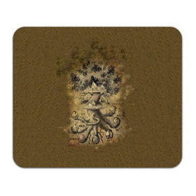 Коврик для мышки прямоугольный с принтом Дерево жизни в Санкт-Петербурге, натуральный каучук | размер 230 х 185 мм; запечатка лицевой стороны | Тематика изображения на принте: 3d | 9 миров | абстракция | арт | дерево жизни | индраксиль | песочный