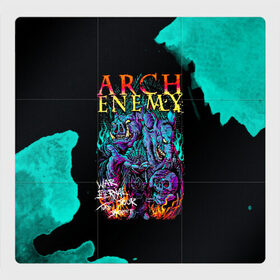 Магнитный плакат 3Х3 с принтом Arch Enemy в Санкт-Петербурге, Полимерный материал с магнитным слоем | 9 деталей размером 9*9 см | ae | arch enemy | алисса уайт глаз | анджело | арх | архенеме | архэнеми | арч | арчэнеми | даниэль эрландссон | джефф лумис | енеме | инеме | инемэ | майкл эмотт | шарли | энеме | энеми | энемэ
