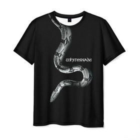 Мужская футболка 3D с принтом WHITESNAKE в Санкт-Петербурге, 100% полиэфир | прямой крой, круглый вырез горловины, длина до линии бедер | Тематика изображения на принте: whitesnake | ws | белая змея | блюз | вайт | вайтснек | вс | глэм | джоэл хокстра | дэвид ковердэйл | майкл девин | метал | микеле луппи | реб бич | рок группа | снек | томми олдридж | хард | хеви