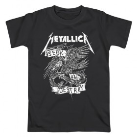 Мужская футболка хлопок с принтом Metallica в Санкт-Петербурге, 100% хлопок | прямой крой, круглый вырез горловины, длина до линии бедер, слегка спущенное плечо. | metalica | metallica | группа | джеймс хэтфилд | кирк хэмметт | ларс ульрих | метал | металика | металлика | миталика | музыка | роберт трухильо | рок | трэш | трэшметал | хард | хеви