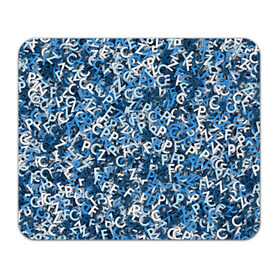 Коврик для мышки прямоугольный с принтом FCZP в Санкт-Петербурге, натуральный каучук | размер 230 х 185 мм; запечатка лицевой стороны | fcz | белый | буквы | зенит | паттерн | питер | санкт петербург | сине бело голубые | синий | спб