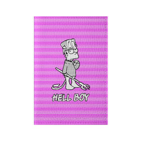 Обложка для паспорта матовая кожа с принтом Lil Peep (Hell Boy) в Санкт-Петербурге, натуральная матовая кожа | размер 19,3 х 13,7 см; прозрачные пластиковые крепления | alone | boy | hell | hell boy | lil | lil peep | peep | rap | sad | лил пип | маленький пип | пип | реп | рэп