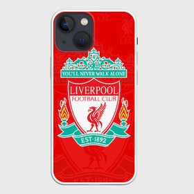 Чехол для iPhone 13 mini с принтом Liverpool (2) в Санкт-Петербурге,  |  | champions | england | league | liverpool | англия | ливерпуль | лига | чемпионов