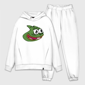 Мужской костюм хлопок OVERSIZE с принтом Pepega в Санкт-Петербурге,  |  | feels bad man | feels good man | pepe | pepe the frog | sad pepe | грустная лягушка | пепе | пепега