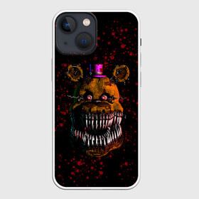 Чехол для iPhone 13 mini с принтом FNAF Nightmare в Санкт-Петербурге,  |  | blood | five nights at freddy’s | fnaf | game | horror | игра | кровь | пять ночей у фредди | ужас | фнаф | фреди