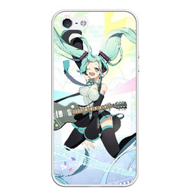 Чехол для iPhone 5/5S матовый с принтом Hatsune Miku в Санкт-Петербурге, Силикон | Область печати: задняя сторона чехла, без боковых панелей | anime | character | geisha | hatsune miku | japan | kimono | manga | style | аниме | вокалоид | девушки | манга | мульт | оружие | сёдзё | сериал | хатсуне мику