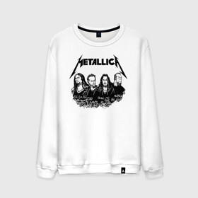 Мужской свитшот хлопок с принтом Metallica в Санкт-Петербурге, 100% хлопок |  | metalica | metallica | группа | джеймс хэтфилд | кирк хэмметт | ларс ульрих | метал | металика | металлика | миталика | музыка | роберт трухильо | рок | трэш | трэшметал | хард | хеви