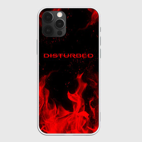 Чехол для iPhone 12 Pro с принтом DISTURBED (НА СПИНЕ) в Санкт-Петербурге, силикон | область печати: задняя сторона чехла, без боковых панелей | disturbed | дистурбед