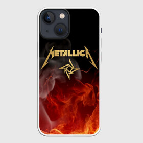 Чехол для iPhone 13 mini с принтом METALLICA в Санкт-Петербурге,  |  | metallica | rock | джеймс хэтфилд | джейсон ньюстед | дэйв мастейн | кирк хэмметт | клифф бёртон | ларс ульрих | металлика | музыка | роберт трухильо | рок